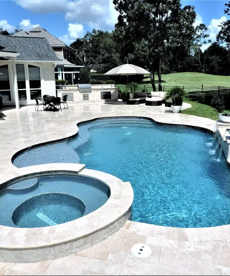 Freeform swimming pool - Kerry Martin Pools